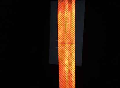 Светоотражающая лента оранжевая H6612 Heskins п.м. фото